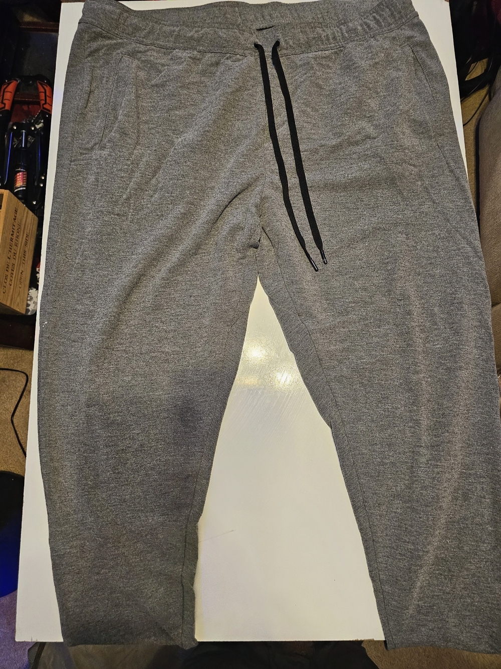 all in motion Heather Gray Joggers with Black Drawstrings